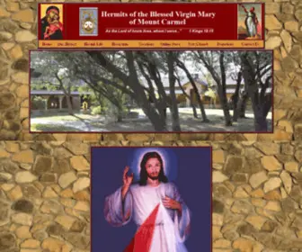 Carmelitehermits.org(Carmel Hermitage Monastery) Screenshot