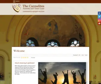 Carmelites.org.au(The Carmelite Province of Our Lady Help of Christians) Screenshot