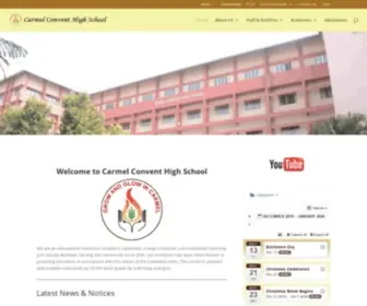 Carmelkalamboli.org(Carmel Convent High School Kalamboli) Screenshot