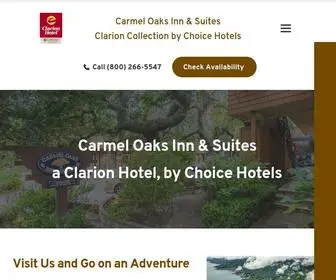 Carmeloaksinn.com(Carmel Oaks Inn & Suites) Screenshot