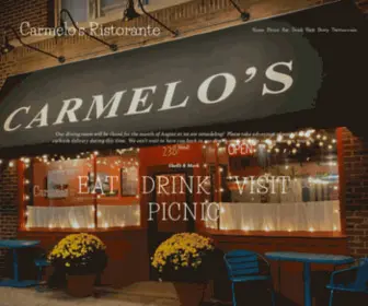 Carmelos.com(Carmelo’s Ristorante) Screenshot