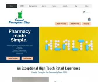 Carmelprescriptionshop.com(Carmel Prescription Shop) Screenshot