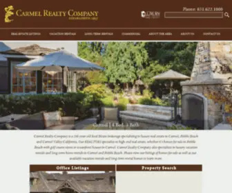 Carmelrealtycompany.com(Carmel Realty Company) Screenshot