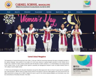 Carmelschoolmangalore.com(Carmel School Mangalore) Screenshot