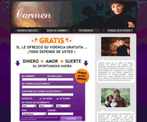 Carmen-Vidente.com(澳门新莆京7906not) Screenshot