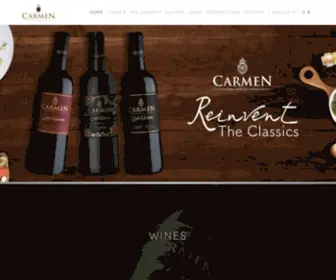 Carmen.com(Viña Carmen) Screenshot