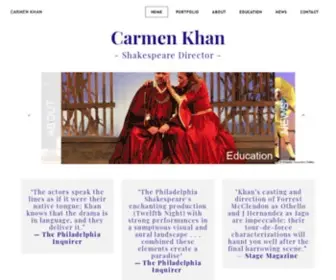 Carmenkhan.com(Carmen Khan) Screenshot