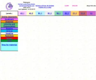 Carmenlu.com(Carmen Luisa's ESL Site) Screenshot