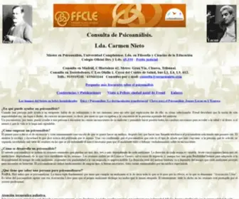 Carmennieto.com(Psicoanalista) Screenshot