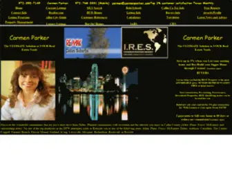 Carmenparker.com(Allen Homes for Sale) Screenshot