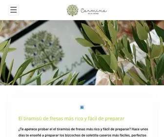 Carminaenlacocina.com(Carmina en la cocina. Blog personal de Carmina Martínez) Screenshot
