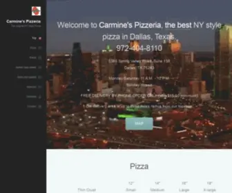 Carminespizza.net(Carmine's Pizzeria) Screenshot