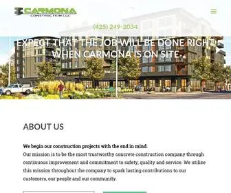 Carmona-Construction.com(Our mission) Screenshot