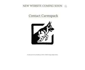 Carmspack.com(Working German Shepherds) Screenshot