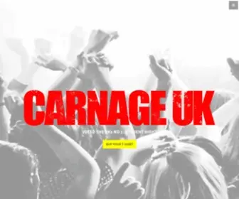 Carnageuk.com(CARNAGE UK) Screenshot