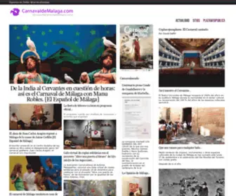 Carnavaldemalaga.com(Carnaval Málaga 2016) Screenshot