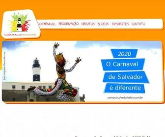 Carnavalsalvadorbahia.com.br(Carnaval Salvador e na Bahia. Programação Carnaval de Salvador) Screenshot