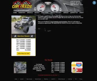 Carneedsinc.com(Used Cars Franklin) Screenshot