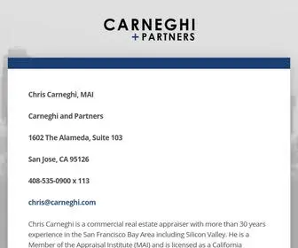 Carneghi.com(SF Bay Area Real Estate Appraisal) Screenshot