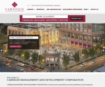 Carnegiecorp.com(Carnegie Management & Development Corporation) Screenshot