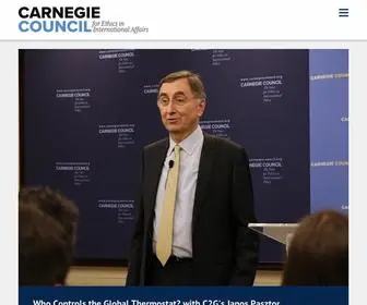 Carnegiecouncil.org(Carnegie Council for Ethics in International Affairs) Screenshot