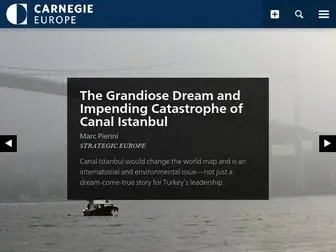 Carnegieeurope.eu(Carnegie Europe) Screenshot
