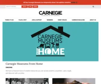 Carnegiemuseums.org(Carnegie Museums of Pittsburgh) Screenshot