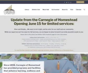 Carnegieofhomestead.com(Carnegie of Homestead) Screenshot