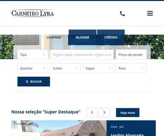 Carneirolyraimoveis.com.br(Carneiro) Screenshot