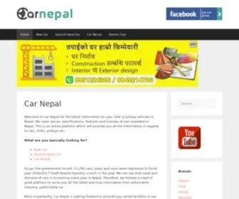 Carnepal.com(Car Nepal) Screenshot