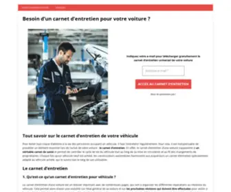 Carnet-Entretien-Voiture.com(Carnet Entretien Voiture) Screenshot