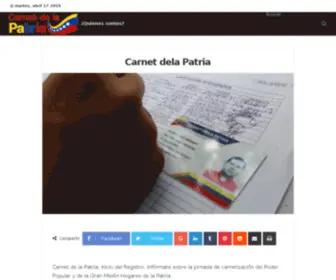 Carnetdelapatria.com(Carnetdelapatria) Screenshot