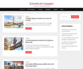 Carnets-ET-Voyages.net(Carnets et voyages) Screenshot