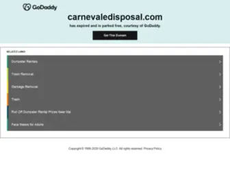 Carnevaledisposal.com(Carnevale Disposal Company) Screenshot