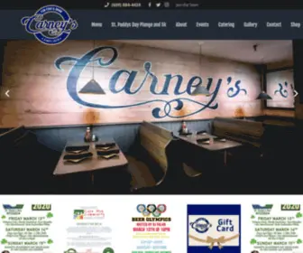 Carneysnj.com(Cape May New Jersey Bar & Restaurant) Screenshot