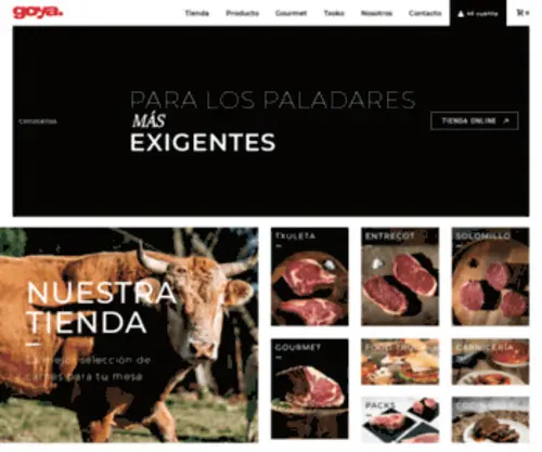 Carnicasgoya.com(Cárnicas GOYA) Screenshot