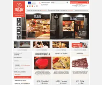 Carnicasmulas.com(Venta y compra de carne online) Screenshot