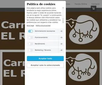 Carniceriaelrubiu.com(Carnicería El Rubiu) Screenshot