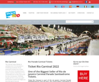 Carnival-Ticketrio.com(Ticket Rio) Screenshot