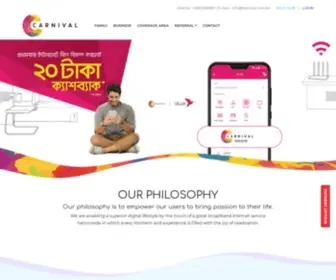 Carnival.com.bd(Test Page for the Nginx HTTP Server on Red Hat Enterprise Linux) Screenshot