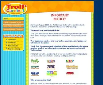 Carnivalbookclub.com(TrollCarnival Book Club) Screenshot
