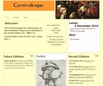 Carnivalesque.org(Carnivalesque) Screenshot