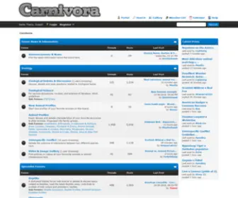 Carnivoraforum.com(Carnivora) Screenshot