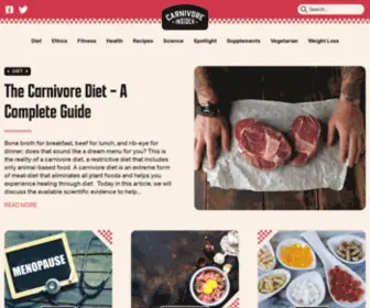 Carnivoreinsider.com(Complete Guide on The Carnivore Diet) Screenshot