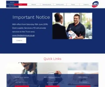 Carnlogistics.com(APC Redruth) Screenshot