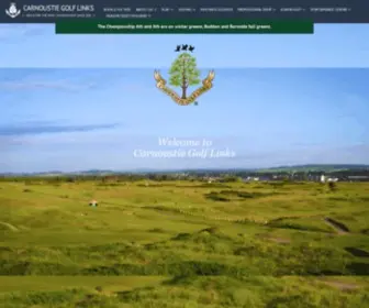 Carnoustiegolflinks.co.uk(Carnoustie Golf Links) Screenshot