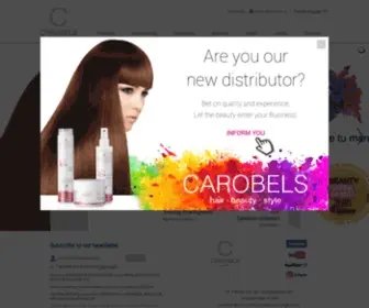 Carobels.com(Carobels Cosmetics) Screenshot