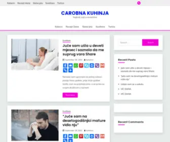 Carobnakuhinja.info(Najbolji sajt o receptima) Screenshot