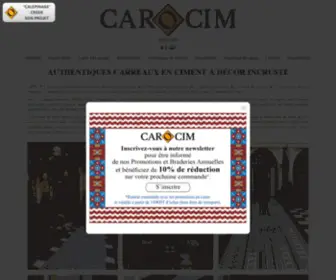 Carocim.com(Carocim, Carreaux de Ciment à Aix-en-Provence) Screenshot