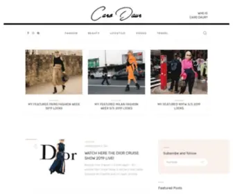 Carodaur.com(A High Fashion & Beauty Blog) Screenshot